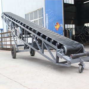 Industrieller Geneigter Mobiler Gummibandförderer für Schüttgut-Transport - Product Image 6