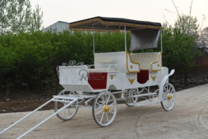 Carrosse royal complet pour excursions touristiques, <span class=keywords><strong>limousine</strong></span> de style anglais, chariot à chevaux pour excursions touristiques, carrosse électrique sans chevaux - Product Image 6