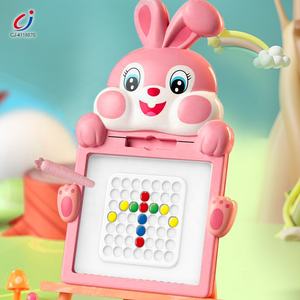 Chengji montessori jouet de voyage éducatif doodle stylo perles magnétique <span class=keywords><strong>magpad</strong></span> dot planche à dessin magnétique pour enfants - Product Image 2