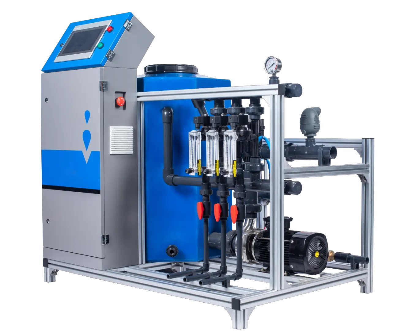 농업 기계 물과 비료 수경법 수정 컨트롤러 시스템