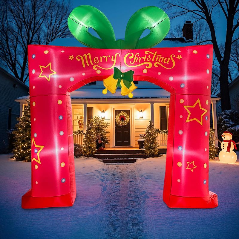 9FT Candy Christmas Inflatables Decor Christmas