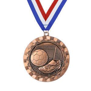 Medalla Deportiva Personalizada para Maratón, Fútbol, Judo, Taekwondo, Gimnasia, Trofeo de Metal Dorado con Cinta - Product Image 5