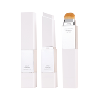Stick de fond de teint double embout thermo-sensible, éclaircissant, non gras, crème de fond de teint, maquillage en marque privée