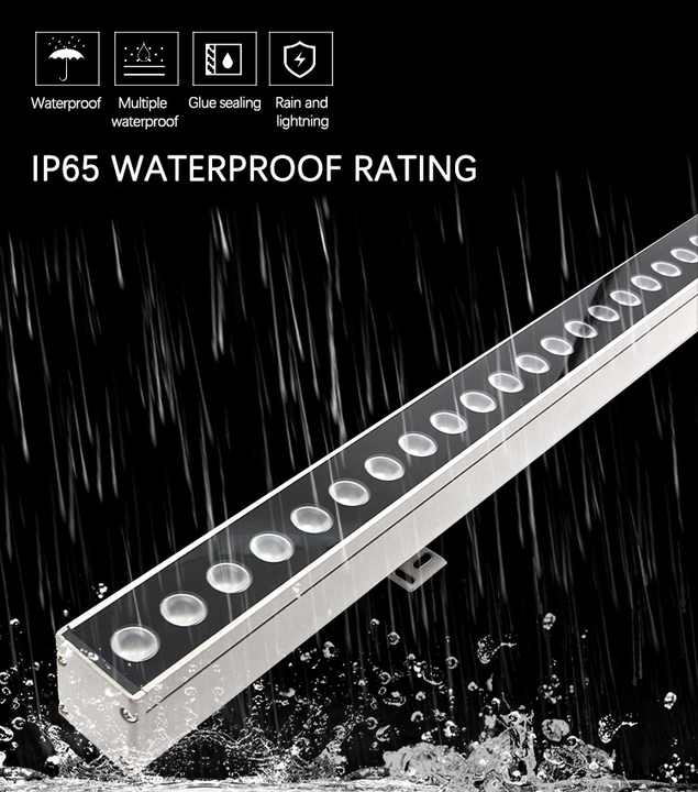 36W 48W Bar Linear Strip RGB RGBW Remote Control IP65 Waterproof for ...