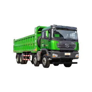 Howo Shacman Brand New Used Electric Dump Truck 8x4 4x4 Drive Wheel Euro 4 Emission Standard 30T Gross Left Mining Included