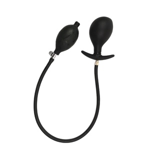 Tapón anal inflable de expansión de silicona de buena calidad, juguete sexual a tope impermeable de grado médico seguro para el cuerpo para hombres, mujeres y principiantes - Product Image 4