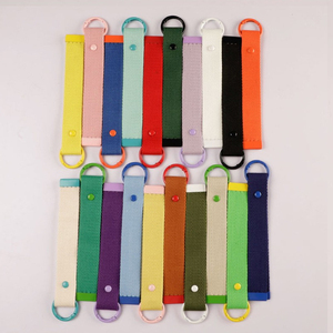 DWDP DIY <span class=keywords><strong>Bag</strong></span> Bagagem Lanyard Tag DIY Keychain Keyring Lavagem Etiqueta de lona Tecido Strap Charme Coreano Personalizado Pequeno Ferro em <span class=keywords><strong>Patches</strong></span> - Product Image 4