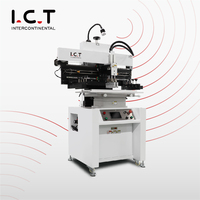 I.C.T. Venta de Nueva Máquina de Impresión de Pasta de Soldar Semiautomática, Precio de Fábrica, Impresora Manual de Plantillas de Pasta de Soldar para PCB, Proveedor de China