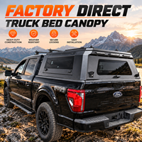 Capot rigide en aluminium pour camionnette, toit de pick-up, coque de camping-car pour le tourisme tout-terrain et l'équipement utilitaire