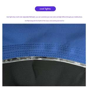 Balançoire ronde réglable pour jardin extérieur, balançoire en forme de soucoupe volante avec LED colorées pour enfants et adultes - Product Image 2