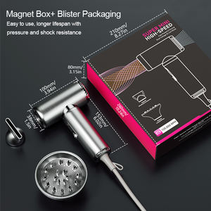 تكنولوجيا البلازما الأيونيتيكتيولوجي تعمل على تحييد الشعر الساكن وتقلل من التجعد بمحرك تيار مستمر من Frizz W للسفر من أجل سلاسة - Product Image 6