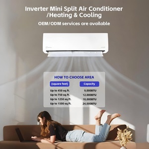 ZERO 9000Btu 12000Btu 18000Btu 24000Btu AC Split Wall Mounted <b>Air</b> Conditioner for Household OEM <b>Mini</b> Conditioners Wall Mounted S - Product Image 3