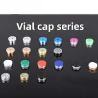 Premium 13mm 20mm Bütil Kauçuk Tıpalar Özel Renkli Alüminyum Kapaklı Kapaklar Güvenli Cam Şişe Sızdırmazlık Ekran Baskılı Sızdırmaz