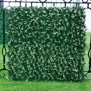 Geri çekilebilir yapay bahçe çit genişletilebilir sarmaşık gizlilik çit açık dekorasyon yapay yaprak çit