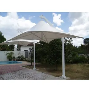 Latest Design Sail Shade Architectural Steel Tensile Membrane For Tensile Structures