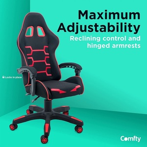 Bon marché Prix Bateau gratuit Rouge Noir <span class=keywords><strong>DX</strong></span> Racer <span class=keywords><strong>Chaise</strong></span> de jeu Accoudoir de liaison Dossier inclinable <span class=keywords><strong>Chaise</strong></span> d'ordinateur de bureau avec repose-pieds - Product Image 2