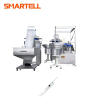 Machine d'assemblage automatique de seringues médicales jetables, neuve, pour usines de fabrication, 2 ou 3 parties