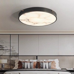 Marble <b>Ceiling</b> <b>Light</b> Led Tricolor Round Modern For Bedroom Study Hallway Entryway - Product Image 3