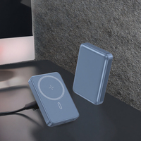 Batterie externe sans fil OEM personnalisée avec logo, mini 10000 mAh, 15 W, 2 câbles, en alliage d'aluminium, affichage 20 W, charge rapide PD