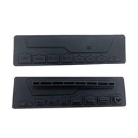 Bouchons anti-poussière en silicone compatibles avec PS5 Slim CD Disc Edition Console Housse anti-poussière Kit d'accessoires de pièces de protection anti-poussière