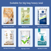Machine de cachetage en plastique continue automatique commerciale thé alimentaire feuille d'aluminium emballage entraînement électrique pour produit chimique