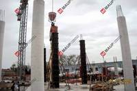 Coffrage circulaire en ABS haute résistance pour la construction en béton |   Moules à piliers réutilisables |   Modulaire à finition miroir |