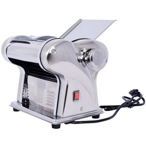 DB <b>Electric</b> <b>Pasta</b> & <b>Noodle</b> <b>Maker</b> Adjustable Dough Roller Cutter 135W Stainless Steel US 110V <b>Pasta</b> Making Machine - Product Image 1
