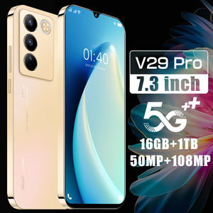 Vendita calda telefoni originali V29/V27e pro Android a buon mercato 7.3 pollici <span class=keywords><strong>linea</strong></span> di terra 5g smart phone 16GB + 1TB cellulare - Product Image 4