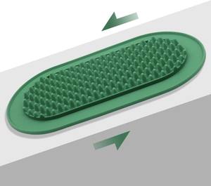 Ramah lingkungan pola padat silikon makanan lambat mangkuk hewan peliharaan dengan anti-buku tempel tikar untuk kucing anak anjing - Product Image 6