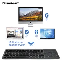 Awireless sıcak satış ofis kablosuz klavye sayısal tuş takımı ile PC için Touchpad Android TV kutusu