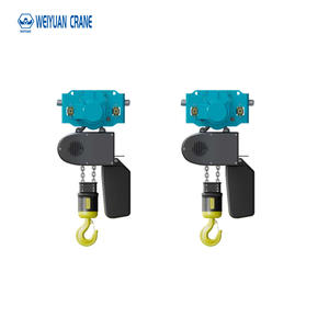 Polipasto Eléctrico de Cadena Tipo Europeo HH de Alta Eficiencia con Carro Motorizado, 1T 2T 5T, Venta al por Mayor - Product Image 2