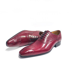 Zapatos Oxford de Cuero de Diseño Elegante y Alta Calidad para Hombre, Formales, para Impresión, SAPATO SOCIAL Masculino, con Aumento de Altura, Otoño - Product Image 1