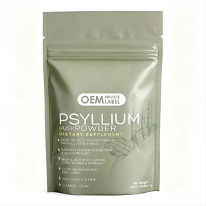Suplemento <span class=keywords><strong>de</strong></span> Fibra Soluble Natural OEM ODM, Polvo <span class=keywords><strong>de</strong></span> Cáscara <span class=keywords><strong>de</strong></span> Psyllium para Limpieza <span class=keywords><strong>de</strong></span> <span class=keywords><strong>Colon</strong></span> y Desintoxicación Corporal - Product Image 1