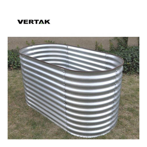 Jardinière surélevée modulaire en acier galvanisé VERTAK Premium, bac à plantes en métal réglable <span class=keywords><strong>pour</strong></span> l'extérieur, <span class=keywords><strong>pour</strong></span> légumes et fleurs - Product Image 2