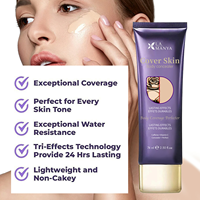 En stock, vitamine C de bonne qualité, couvre la peau, couvre le corps, lisse, blanchissant, maquillage naturel, tous types de peau, avec des échantillons gratuits