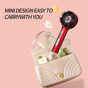 XBH 2025 مشط تدليك فروة الرأس لعلاج تساقط الشعر بتقنية التيار الجزئي الجديد أحمر وأزرق من أجهزة تدليك فروة الرأس - Product Image 3