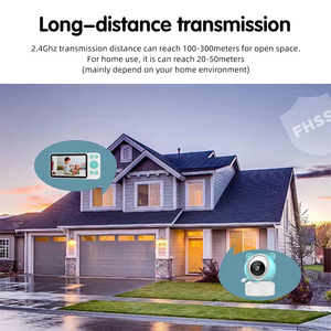 Tuya Video Không Dây LCD 5 Inch Màn Hình Em Bé Thiết Bị Phát Hiện Báo Động Phát Hiện Tiếng Khóc Người Trông Trẻ Độ Phân Giải Cao <span class=keywords><strong>Camera</strong></span> Giám Sát Nhiệt Độ - Product Image 5