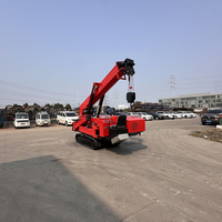 Grue araignée sur chenilles haute performance avec télécommande pour la construction en espaces confinés et le levage intérieur