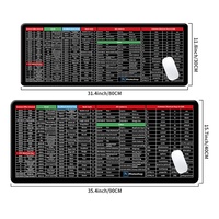 Lylong grand clavier tapis de souris grand ordinateur de bureau tapis de souris 3D style dessin animé peut être personnalisé