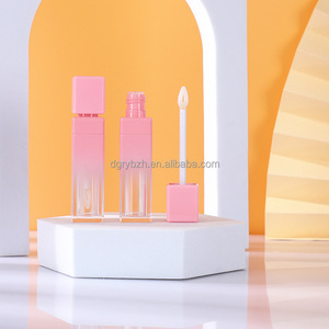 Envase vacío de 8ml en stock para brillo labial líquido rosa/mascarilla labial/tinte labial con logotipo personalizado serigrafiado y tapa de rosca - Product Image 4