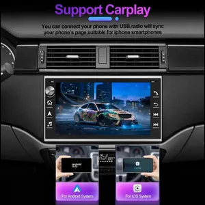 <span class=keywords><strong>Autoradio</strong></span> avec écran tactile de 7 pouces pour VW PASSAT B5 MK4 MK5 SHARAN Jetta <span class=keywords><strong>Polo</strong></span> <span class=keywords><strong>9n</strong></span> TRANSPORT T5 CITI CHICO Android Auto CarPlay HU - Product Image 4
