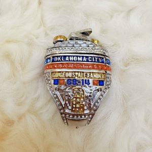 2025 basket OKC resmi #2 Alexander cincin dan cincin kejuaraan cincin kecil - Product Image 4