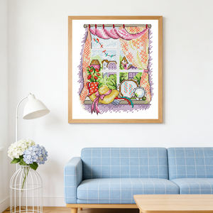 Kit de Punto de Cruz para Todas las Estaciones, Patrón HD Impreso, Tela Aida 16/14/11CT, Set de Bordado a Mano DIY, Manualidades Artísticas - Product Image 3