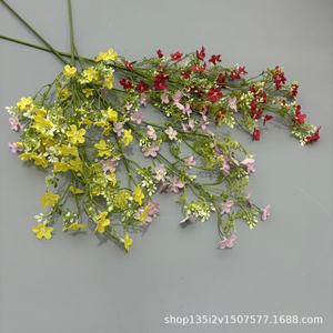 Fleurs artificielles Qiye, fleur étoilée à longue tige, fleur en soie, décoration de mariage, ornement pour la maison - Product Image 3