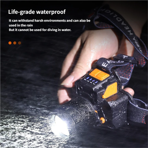 <strong>High</strong> Brightness Waterproof Rechargeable Long Battery Life LED 10W Aluminum Alloy Model T50 Outdoor <strong>Headlamp</strong> Fishing Night - Product Image 2