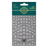 Pegatinas de Uñas de Resina en Relieve 5D con Flores Amarillas, Perlas, Encaje Floral, Mariposas y Patrones, Autoadhesivas para Manicura, Personalizables