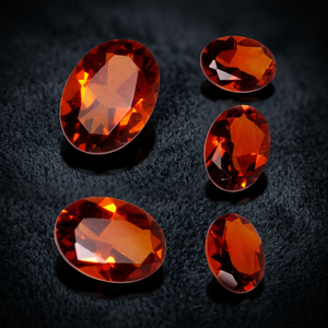 2026 High Quality AAA Grade Quartz Crystal <b>Citrine</b> 8x10mm Natural Black Madeira Loose Oval Gemstone Faceted Cut 2.35 Carat - Product Image 3