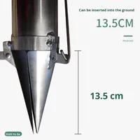 Transplanteur de semis en acier inoxydable Plantation en 2 secondes Sans se pencher
