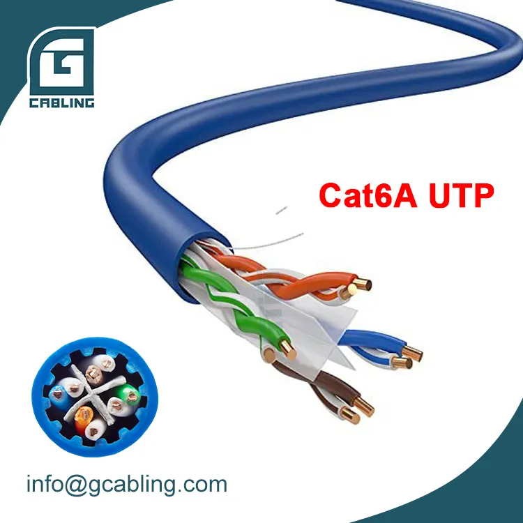 Gcabling Cat 6a ethernet cable 305M 1000FT communication cables copper wire network Cat6a data UTP lan cable