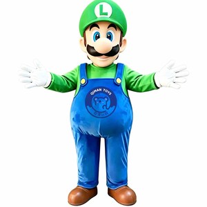 Disfraz <span class=keywords><strong>de</strong></span> Mascota <span class=keywords><strong>de</strong></span> Dibujos Animados <span class=keywords><strong>de</strong></span> Luigi, Talla Adulto, Personalizado, <span class=keywords><strong>de</strong></span> <span class=keywords><strong>Super</strong></span> Calidad, para Venta - Product Image 1